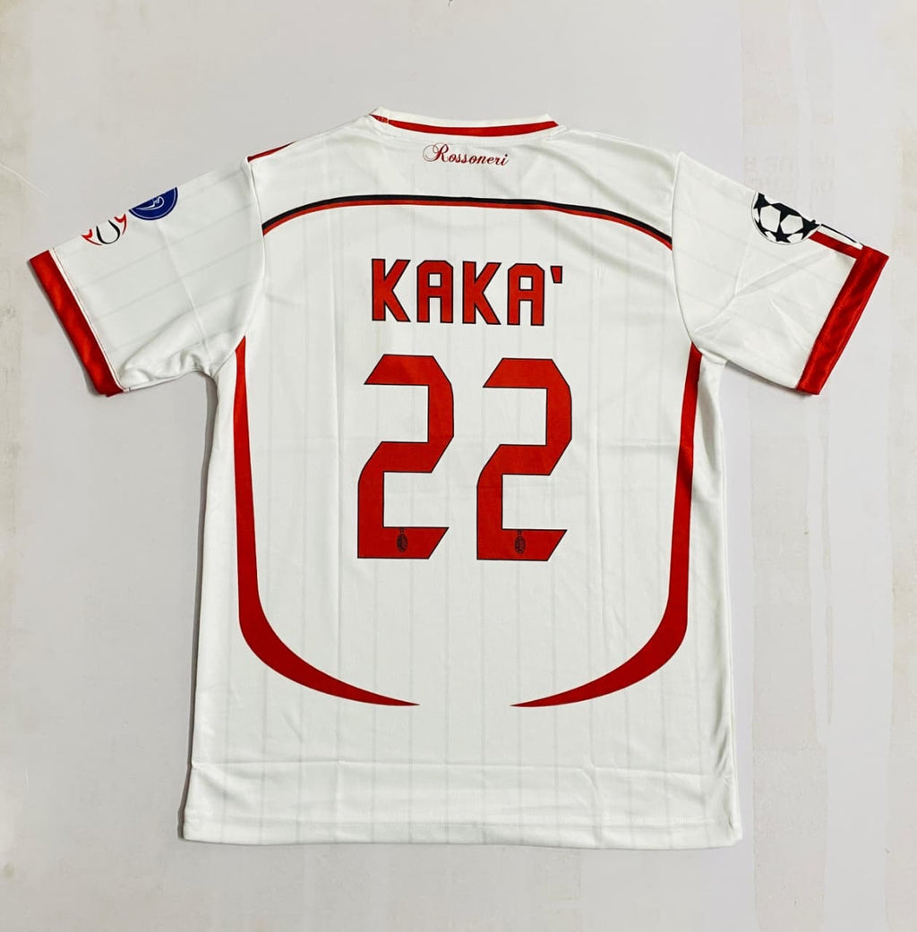 Kaká AC Milan 2006/07 Away Kid Jersey - UCL Final & Ballon d'Or Season #22