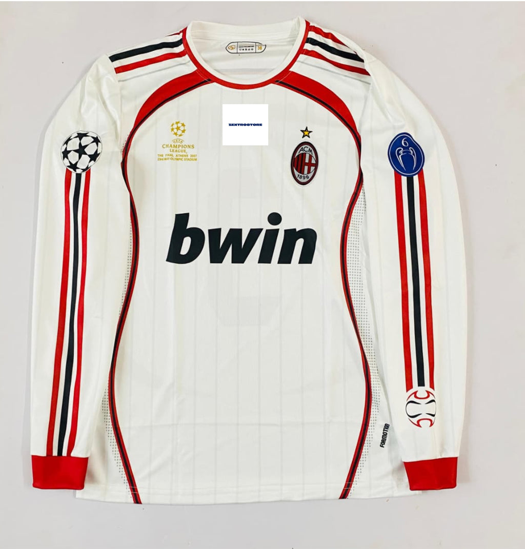AC Milan 2006/07 Away Jersey – Maldini #3 (Long Sleeve)