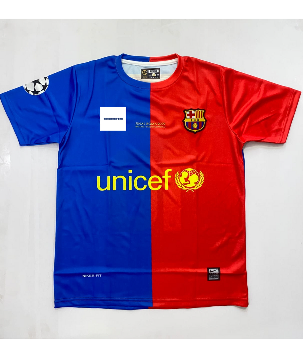 FC Barcelona 2008-09 Home Kid Jersey - UEFA Champions League Final & Treble Winner